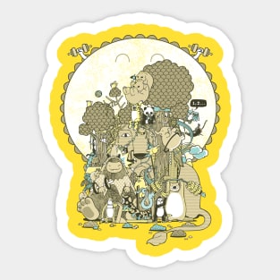 King of the Jungle Gym Sticker